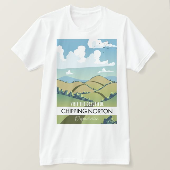 T-shirt Chipping Norton Oxfordshire (Design devant)