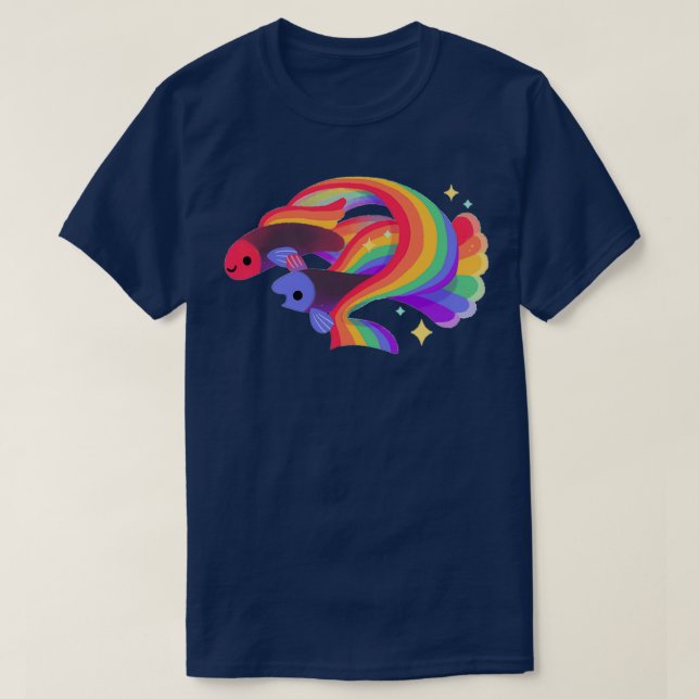 T-shirt Chippy arc-en-ciel 1 (Design devant)