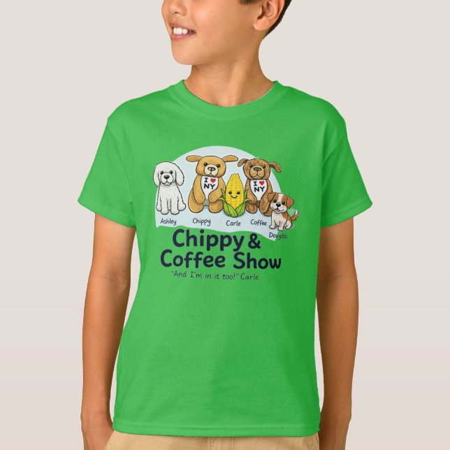 T-shirt Chippy & Coffee Show (Devant)