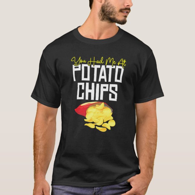 T-shirt Chips Dit Que Vous M'Avez Eu Chez Chips (Devant)