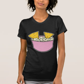T-shirt chips tortilla en trempette