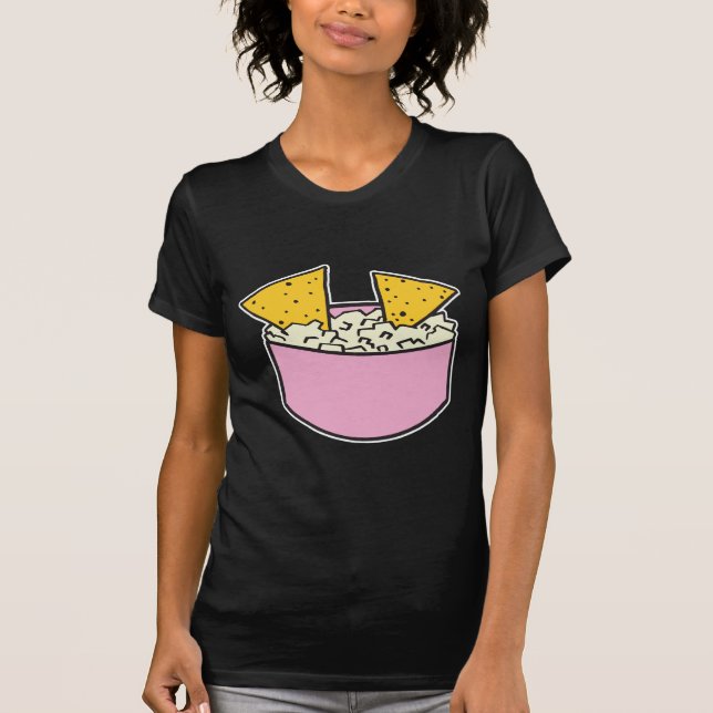 T-shirt chips tortilla en trempette (Devant)
