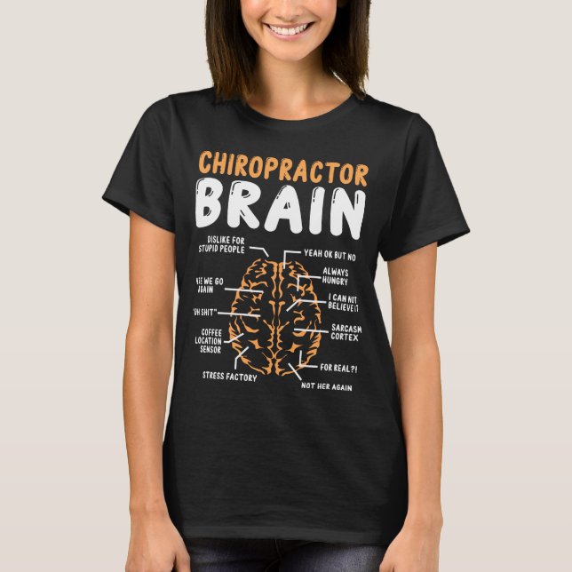 T-shirt Chiropractor Back Chiropractor Activateur Outil (Devant)