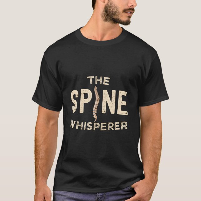 T-shirt Chiropractor Dry Humour Joke Pun (Devant)