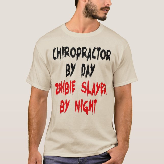 T-shirt Chiropraticien de Zombie (Devant)
