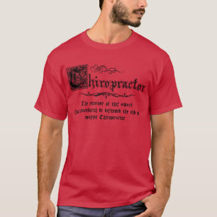 T-shirt Chiropraticien médiéval