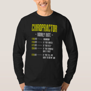 T-shirt Chiropratique Traitement de la colonne vertébrale
