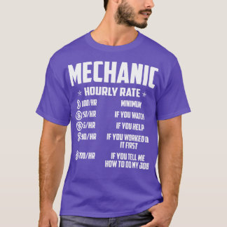 T-shirt Chirot mécanique à taux horaire