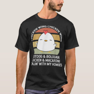 T-shirt Chirt Amusante Chicken Tend Amoureux des chats