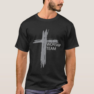 T-shirt Chirt d'équipe de culte pour le choeur de l'église