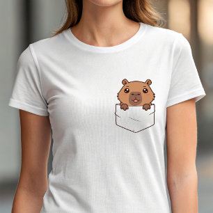 T-shirt Chirt mignonne Capybara adorable et drôle animal
