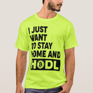T-shirt Chirte cadeau Hodl Bitcoin Crypto (à deux côtés)