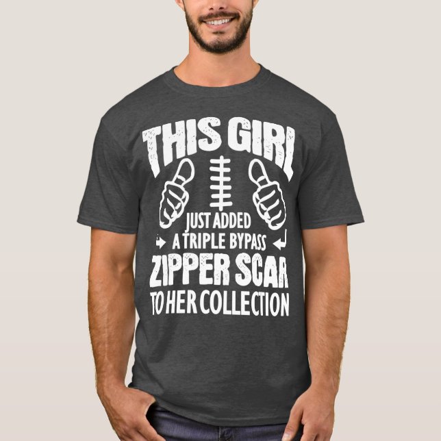 T-shirt Chirurgie cardiaque Cadeau De Récupération Pour Tr (Devant)