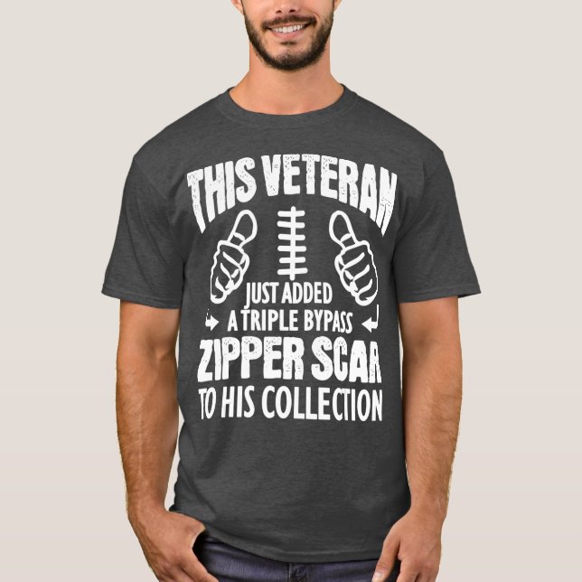 T-shirt Chirurgie cardiaque Cadeau De Récupération Pour Vé (Devant)