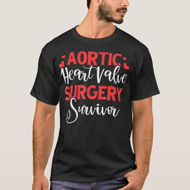 T-shirt Chirurgie cardiaque du survivant Maladie cardiaque (Devant)