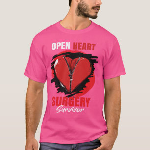 T-shirt Chirurgie cardiaque ouverte - Mode Survivant sur