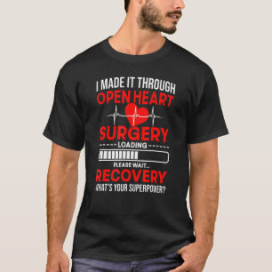 T-shirt Chirurgie cardiaque ouverte Survivor CHD Sensibili