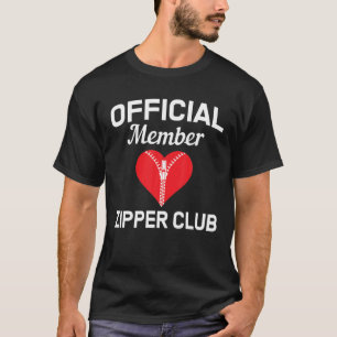 T-shirt Chirurgie cardiaque ouverte Zipper Club Bypass Get