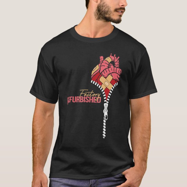 T-shirt Chirurgie cardiaque réaménagée en usine Survivor W (Devant)