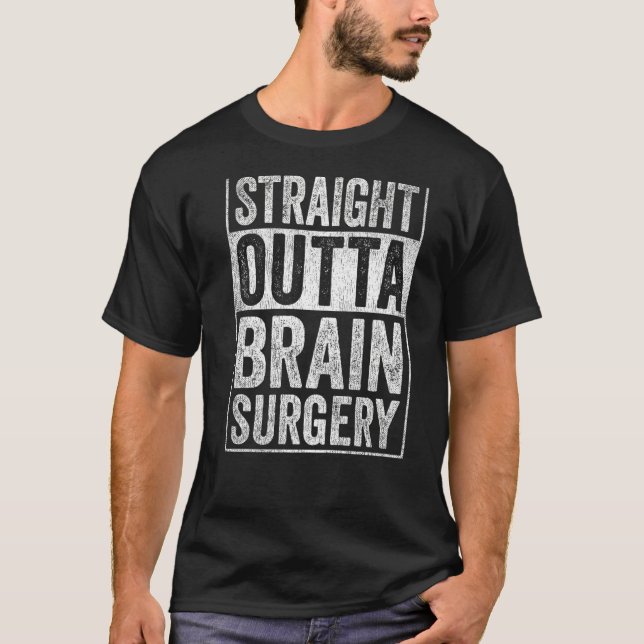 T-shirt Chirurgie cérébrale directe (Devant)