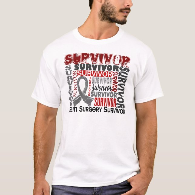 T-shirt Chirurgie cérébrale du survivant 10 (Devant)