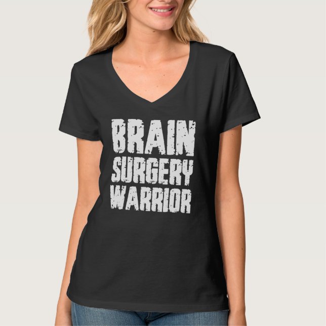 T-shirt Chirurgie Cerveau Guerrier Obtenez Bien Aiguille D (Devant)