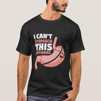 T-shirt Chirurgie De Bypass Gastrique Drôle Je Ne Peux Pas