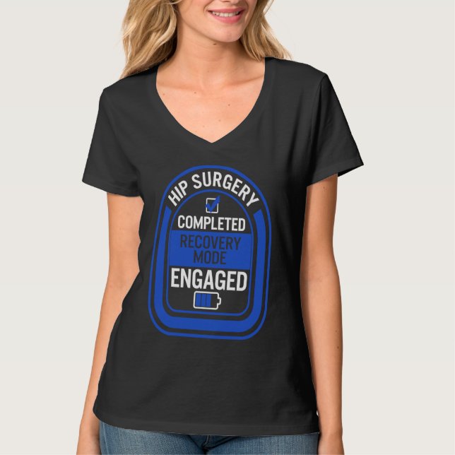 T-shirt Chirurgie de remplacement de la hanche terminée Mo (Devant)