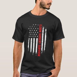T-shirt Chirurgie du bras coude survivant Récupération du