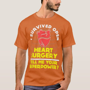 T-SHIRT CHIRURGIE DU COEUR OUVERT SURVÉCU