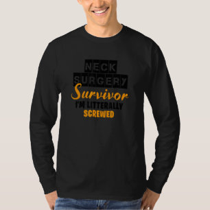 T-shirt Chirurgie du cou Survivre Implant Survivant Récupé