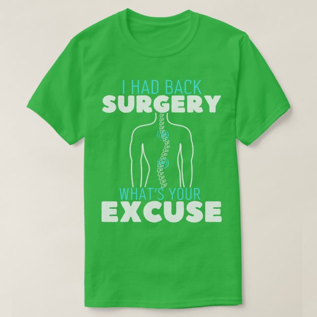 T-shirt Chirurgie du dos (Design devant)