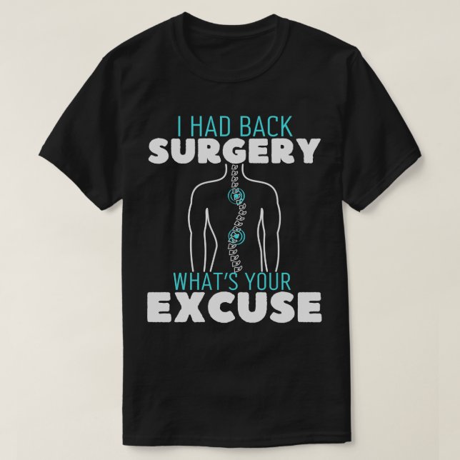 T-shirt Chirurgie du dos (Design devant)