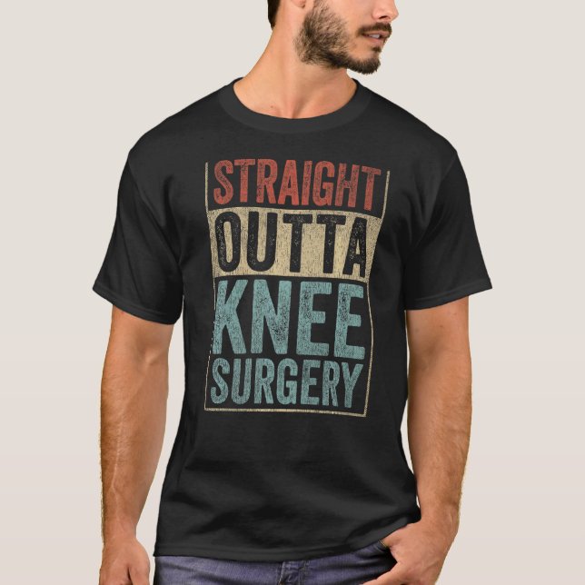 T-shirt Chirurgie du genou droite rétro (Devant)