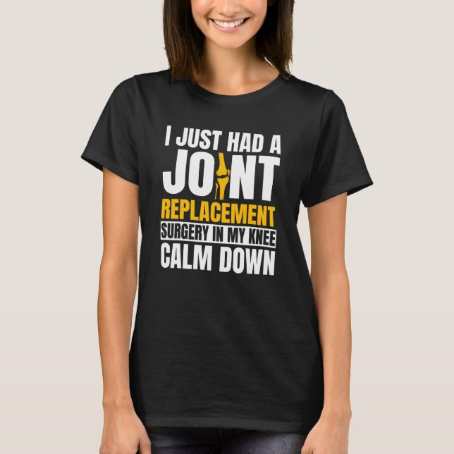 T-shirt Chirurgie du LCA Remplacement du genou Reconstruct (Devant)