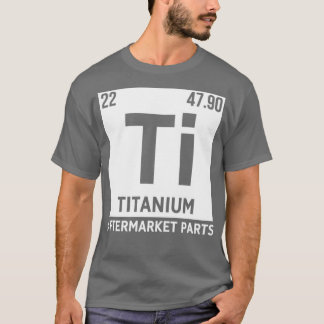T-shirt Chirurgie mixte en pièces de rechange en titane Ti