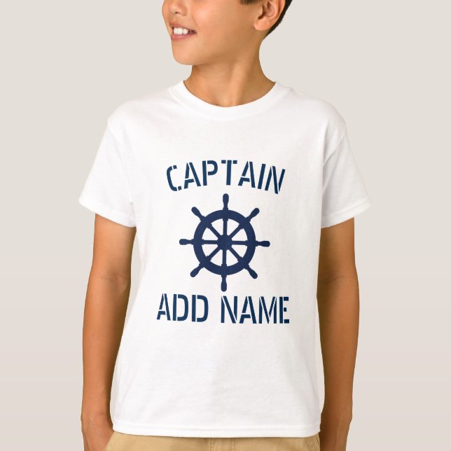 T-shirt Chirurgie pour enfants nautiques de capitaine de b (Devant)