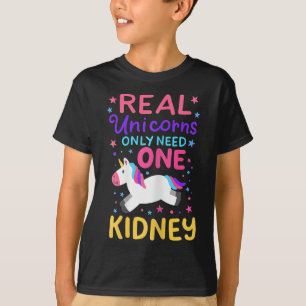 T-shirt Chirurgie Renal Transplant Rein Cute Unicorne Pour