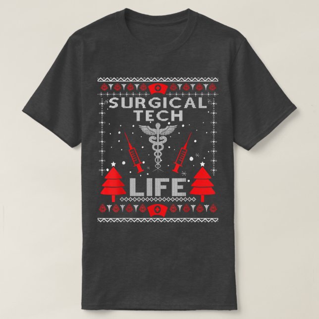 T-shirt Chirurgie Tech Vie laide Sweaters de Noël Matchin (Design devant)