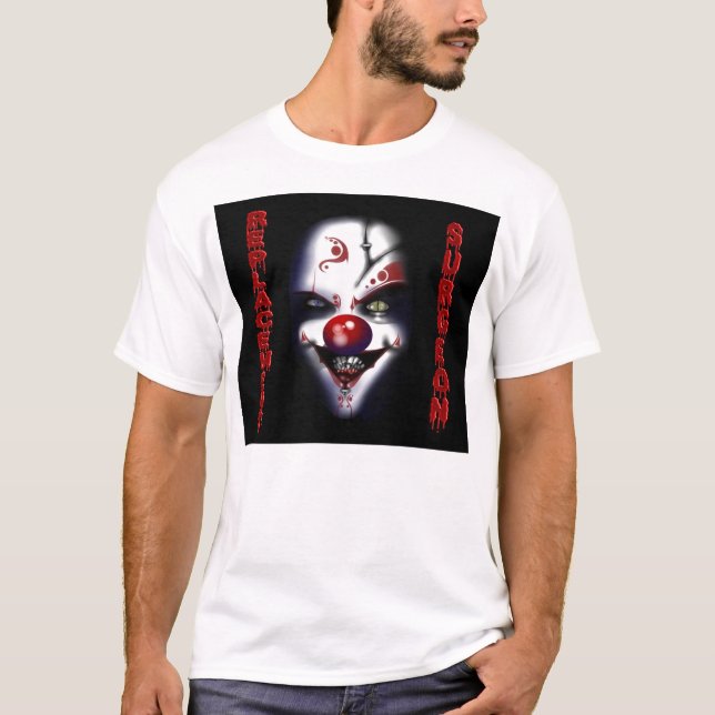 T-shirt Chirurgien de remplacement - Clown maléfique (Devant)