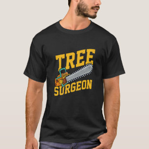 T-shirt Chirurgien des arbres homme travaillant artisanat