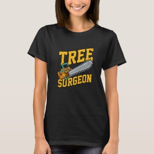 T-shirt Chirurgien des arbres homme travaillant artisanat