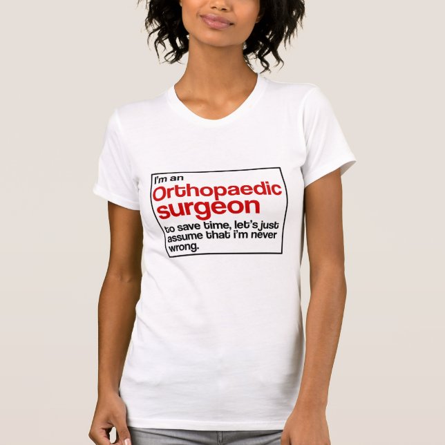 T-shirt Chirurgien orthopédique (Devant)