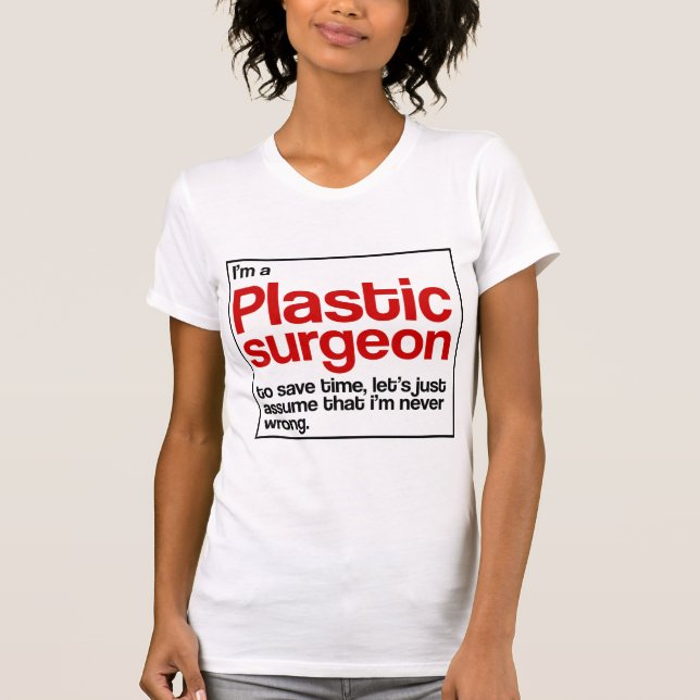 T-shirt Chirurgien plasticien (Devant)