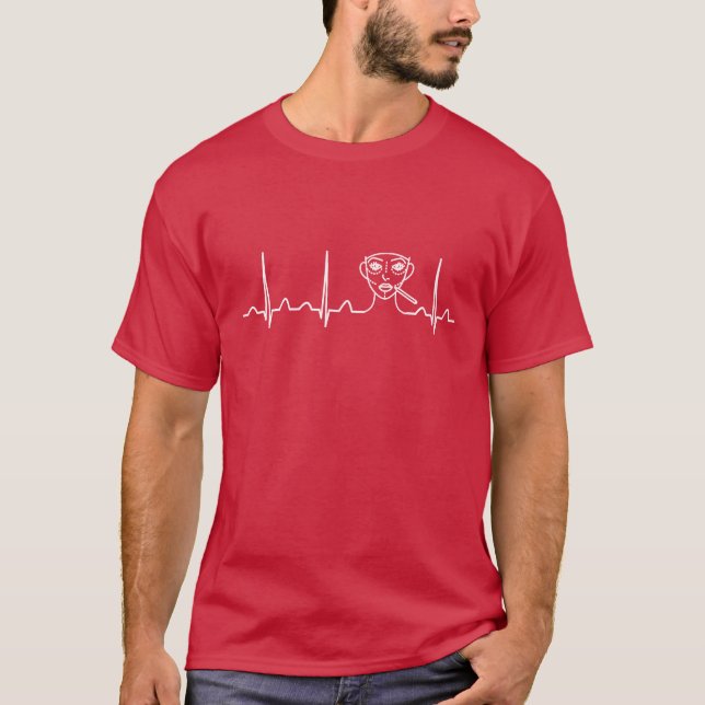T-shirt Chirurgien plastique Heartbeat (Devant)