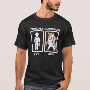 T-shirt Chirurgien traumatique - Dabbing Unicorne 80 20 Pr