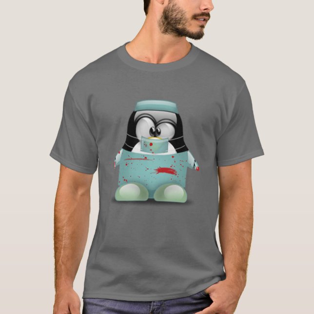 T-shirt Chirurgien Tux (Devant)