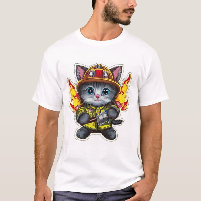 T-shirt Chitté pompier (Devant)