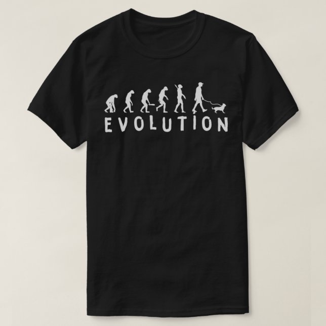T-shirt Chiwawa Chig, Amoureux des chiens de l'évolution d (Design devant)