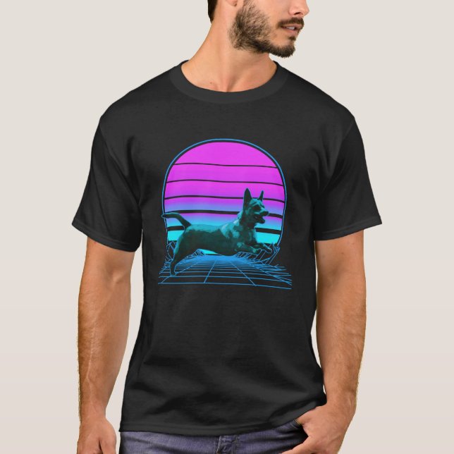 T-shirt Chiweenie Pastel Goth Vaporwave (Devant)